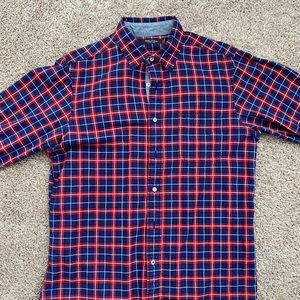 Men’s Nautica Plaid Button Up - Size M